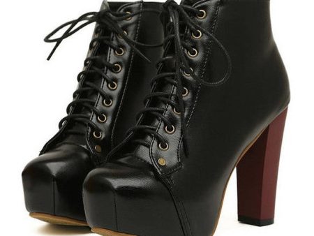 Party PU Leather and Increased Internal Design Women s Ankle Boots Sale