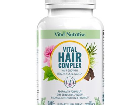 Vital Hair Complex Hair Growth Vitamins for Women and Men on Sale