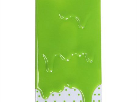 Fashion 3D Melt ice Cream Design Detachable Hard Plastic Protective Case for iPhone 5 (Green) Online Hot Sale