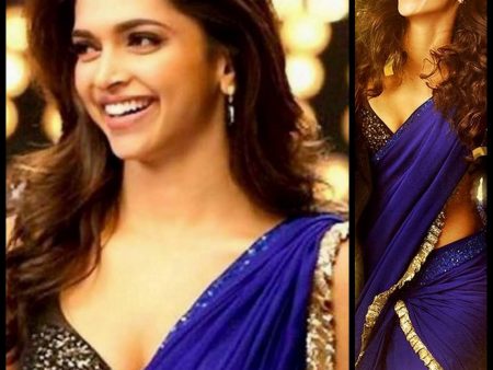 3072 Deepika Padukone s Badtameez Dil saree outfit set Supply