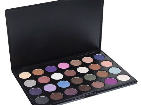 Multifunction Rectangle Box Makeup 28 Colors Eye Shadows Palette for Ladies Online Hot Sale