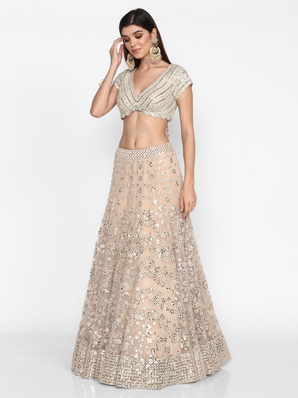 Abhinav Mishra Blush Lehenga Set Online Hot Sale