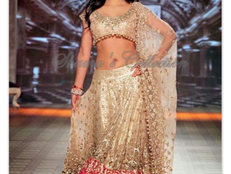 1065 Katrina Kaif s bridal gold lehenga Outfit Sets For Sale