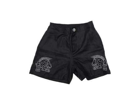 Short Calaveras Negro 2 Hot on Sale