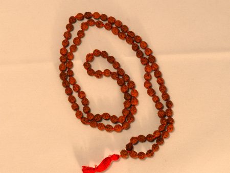 108 Bead 8mm Rudraksha Mala For Sale