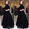 2426 Sober Black Gown with Zadosi Work outfit set on Sale