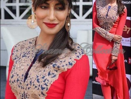 2201 Chitrangada Singh s red high-low umbrella dress Outfit Sets Online Sale