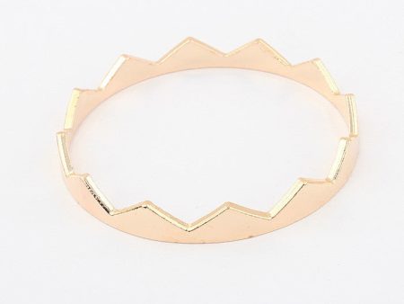 Characteristic Solid Color Women s Triangle Alloy Bracelet GOLD Online Sale