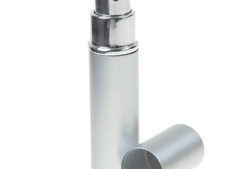 Compact Portable Small Delicate Perfume Spray Bottle - Silver For Sale