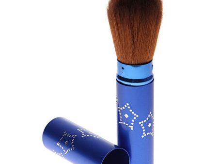 Comfortable Soft Cosmetic Face Brush Finishing Powder Blush Brush Make-up Appliance for Women - Blue Hot on Sale