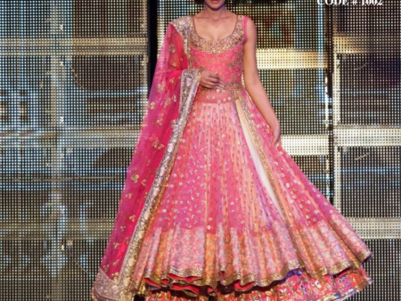 1002 Nargis Fakhri s pink anarkali lehenga Outfit Sets Online now