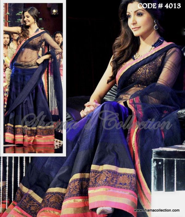 4013 Anushka Sharma s sapphire-pink lehenga outfit set Cheap