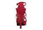 Party Stiletto Heel and Solid Color Design Women s Heel RED For Discount