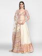 Abhinav Mishra  Poweder Blue And Pink, Orange Lehenga Set Online