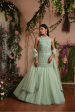 Renu Tandon Mint Green Lehenga Suit Set Fashion