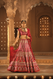 Renu Tandon Khushnuma Gold Foil Bridal Lehenga Supply