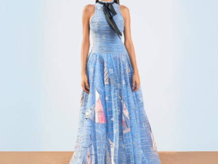 Blue Horizon Gown For Cheap