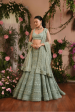 Renu Tandon Mint Green Lehenga Set Hot on Sale