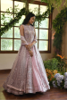 Renu Tandon Pink Jacket Lehenga Set For Sale