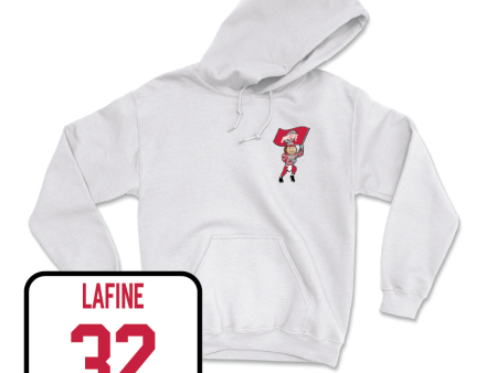 Baseball White Brutus Hoodie  - Noah Lafine on Sale