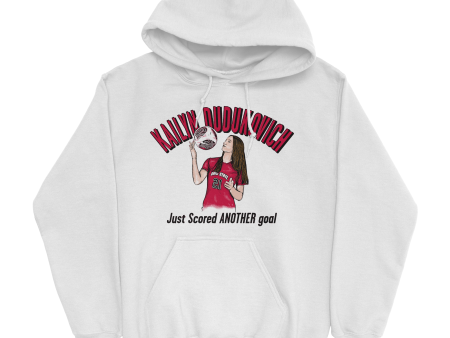 EXCLUSIVE RELEASE: Kailyn Dudukovich Goalscorrer White Hoodie Sale