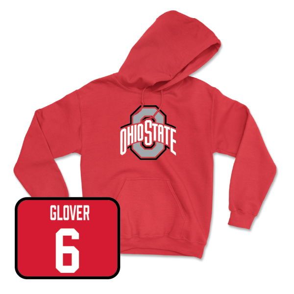 Red Men s Basketball Team Hoodie - Ques Glover on Sale