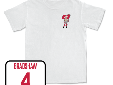 Men s Basketball White Brutus Comfort Colors Tee - Aaron Bradshaw Cheap