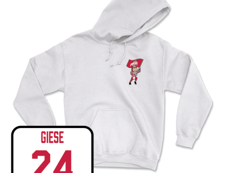 Baseball White Brutus Hoodie  - Charlie Giese Supply