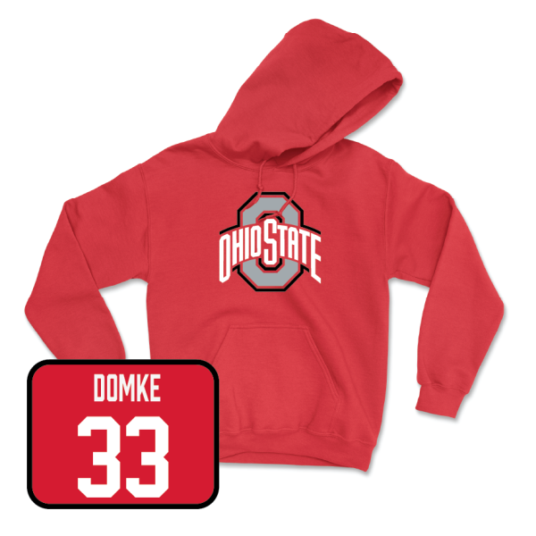 Red Baseball Team Hoodie  - Chris Domke Online