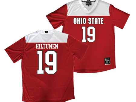 Ohio State Women s Soccer Red Jersey  - Nette-Nina Hiltunen Online Sale