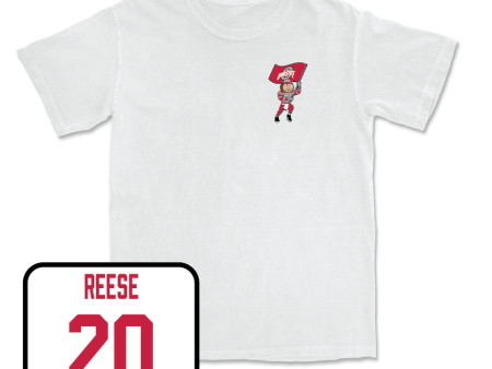 Football White Brutus Comfort Colors Tee  - Arvell Reese Online Sale