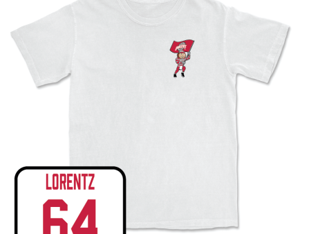 Football White Brutus Comfort Colors Tee  - Simon Lorentz For Sale