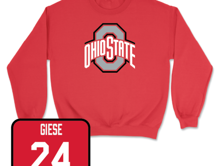 Red Baseball Team Crew  - Charlie Giese For Discount