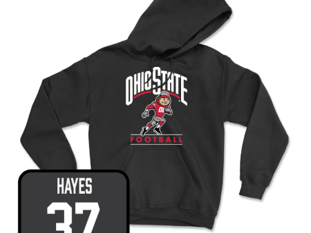 Black Football Gridiron Hoodie  - Zach Hayes Online now