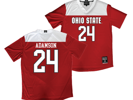 Ohio State Women s Soccer Red Jersey  - Tatum Adamson Supply